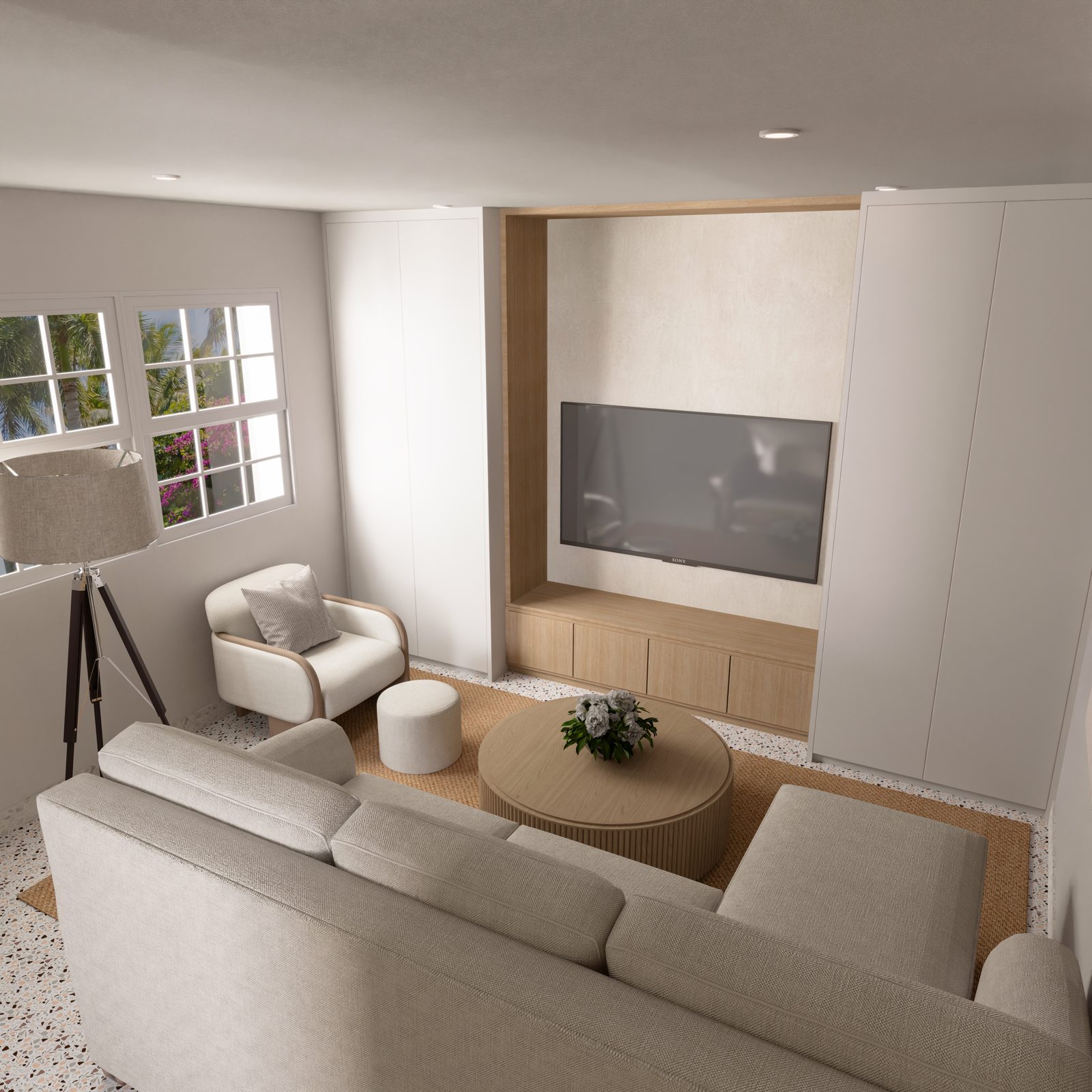 Bradley - Unit 1 - Living Room